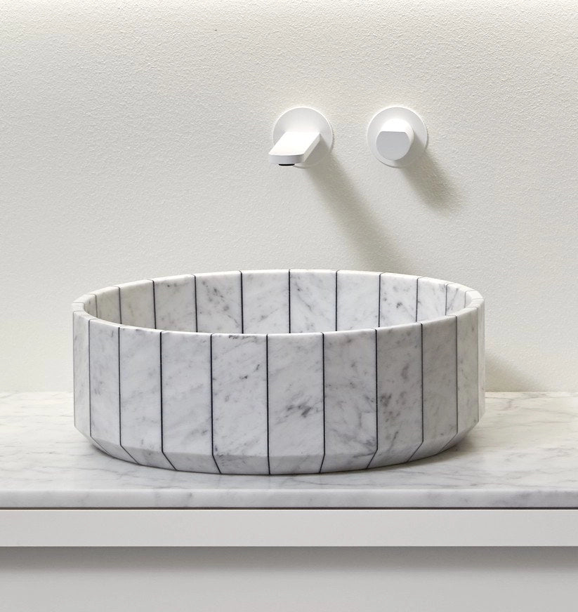 Antonio Lupi Marmor Aufsatzbecken FONTE Bianco Carrara