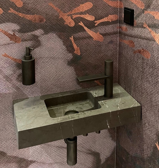 Naturstein Waschtisch klein - Pietra Grey